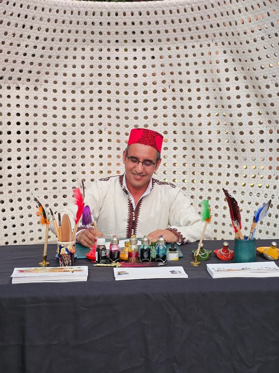 Arabic Calligraphy Workshop Marrakech 3