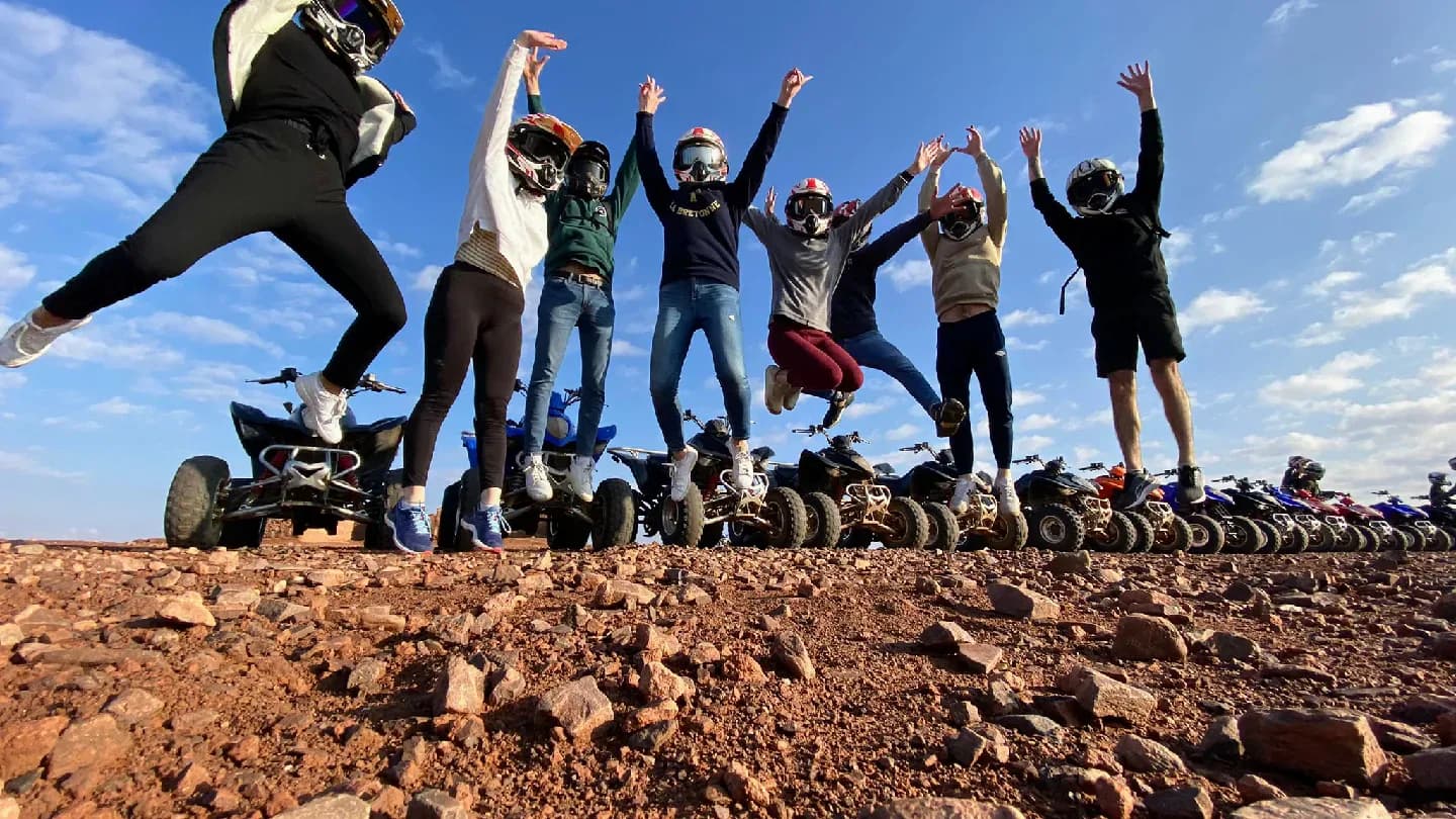 Moroccan Desert Quad Biking & Camel Ride