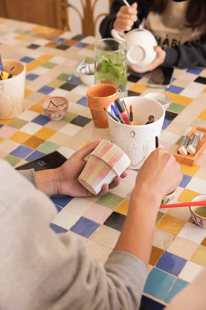 Paint Your Own Moroccan-Inspired Ceramics