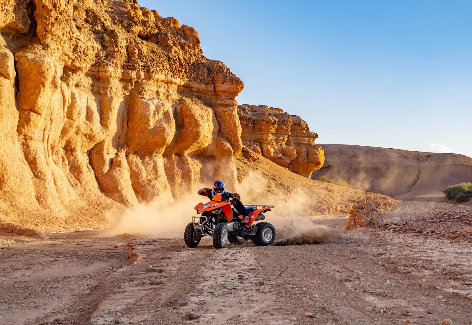Moroccan Desert Quad Biking & Camel Ride