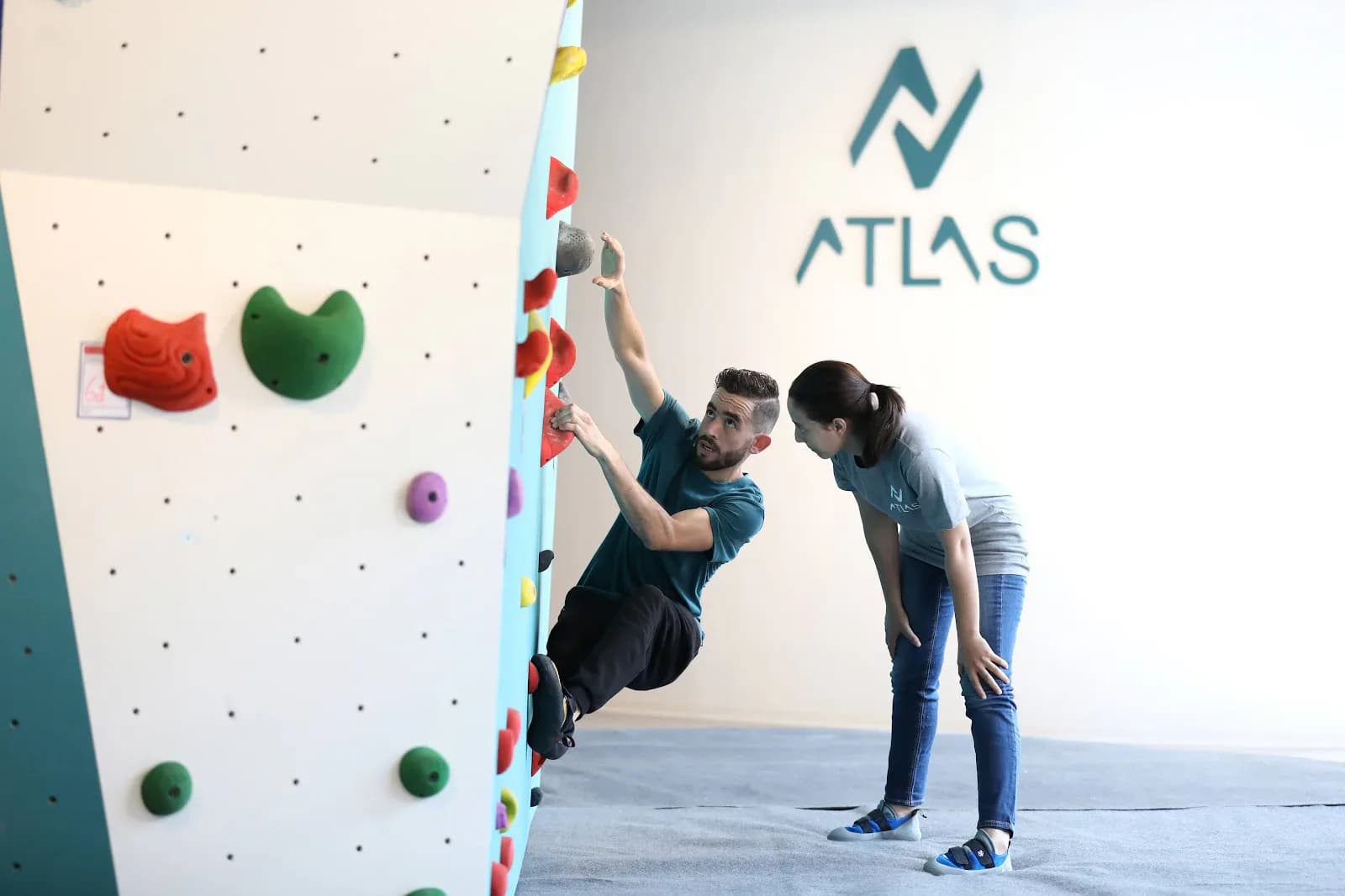 Indoor Climbing Session at Atlas