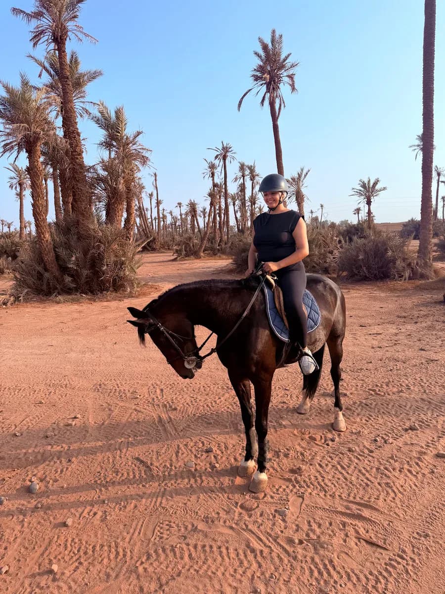 Horseback Ride Through a Moroccan Palm Grove