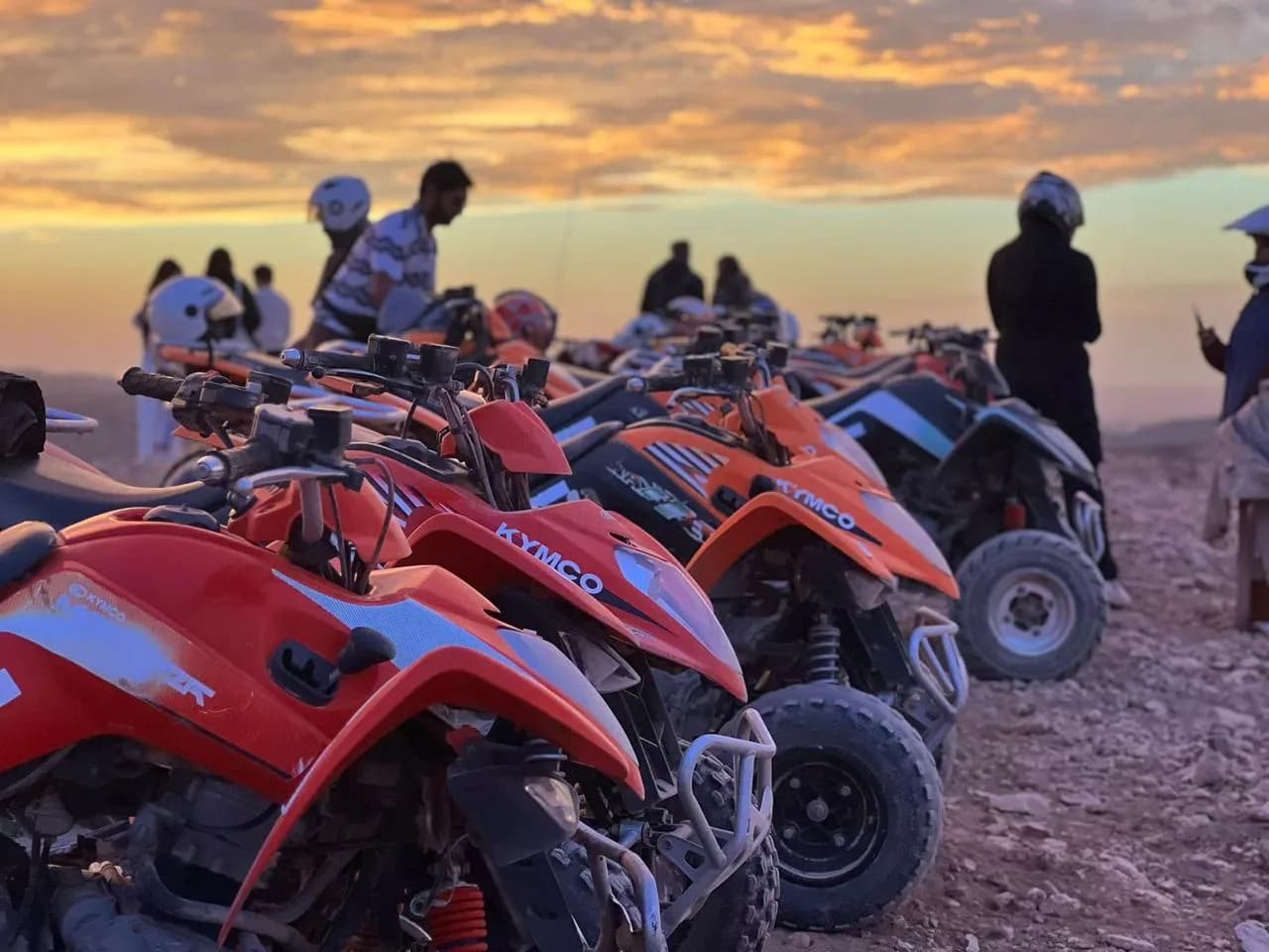 Sunset Quad Biking Through Morocco’s Scenic Landscapes