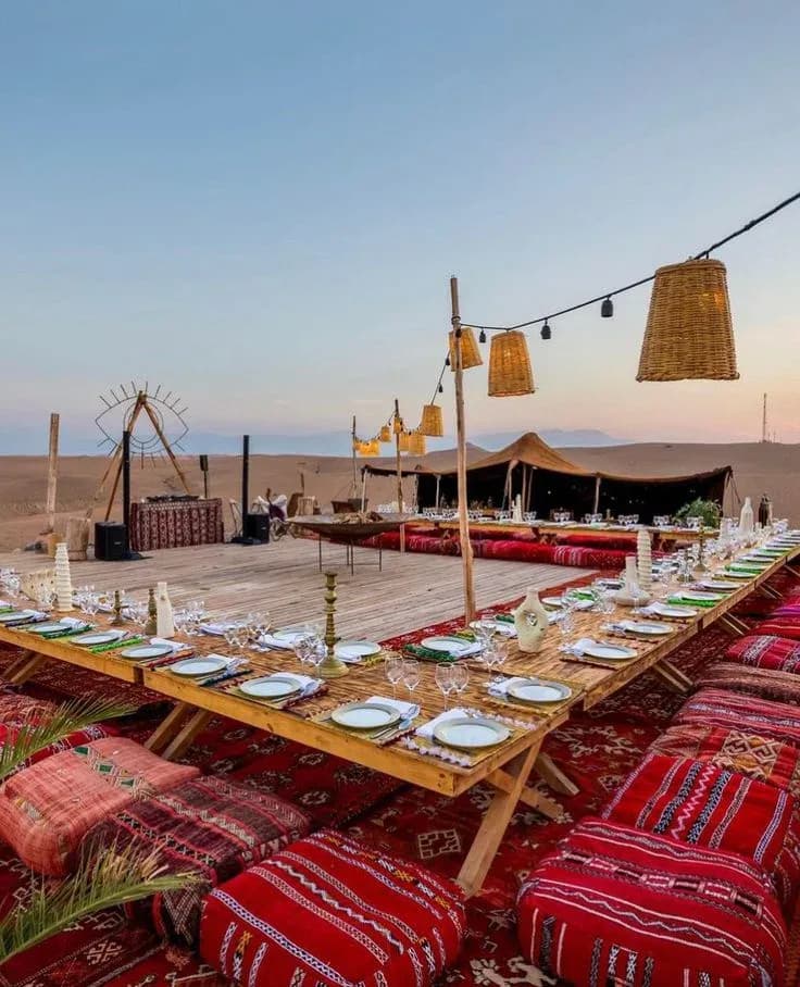 Camel Ride and Open-Air Desert Dinner