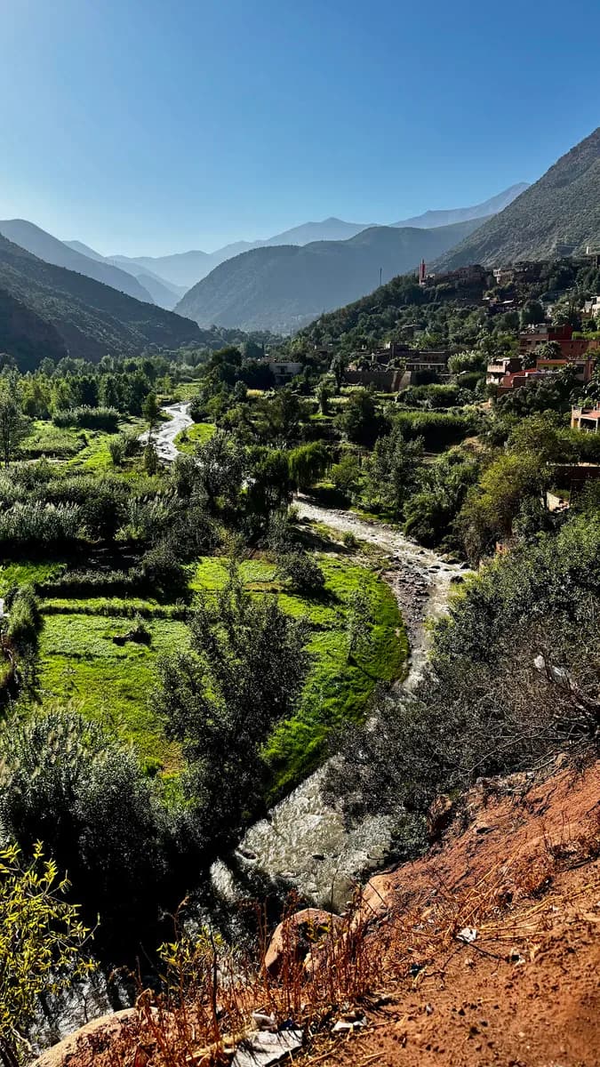 Atlas Mountain Valley Walk & Village Terrace Escape