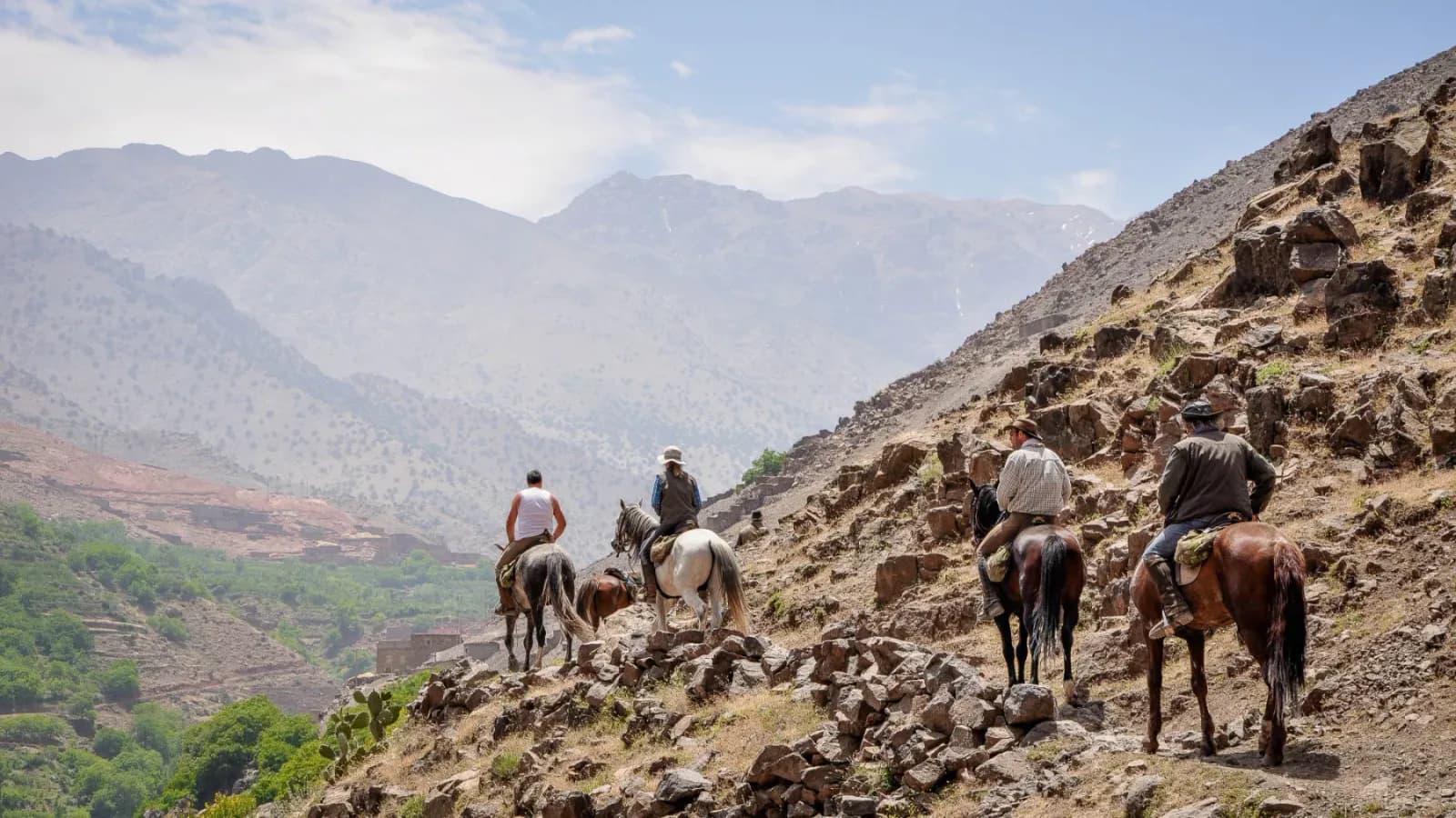 Moroccan Horseback Adventure Through Mountains and Desert