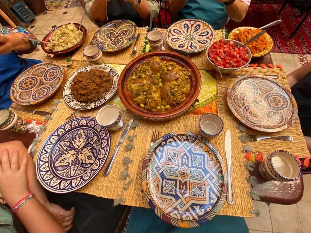 A Generous Moroccan Tagine Feast