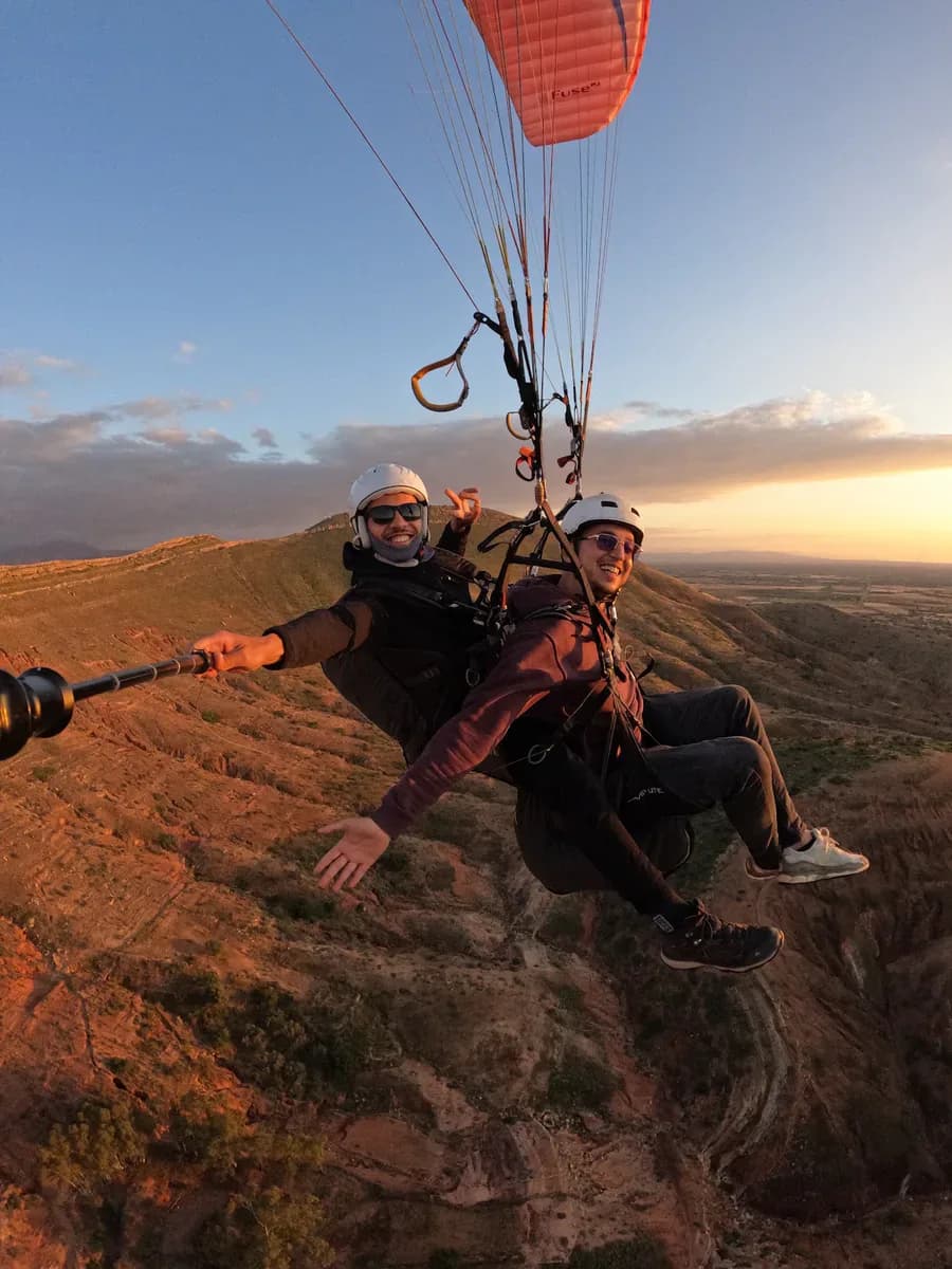 Tandem Paragliding over Morocco
