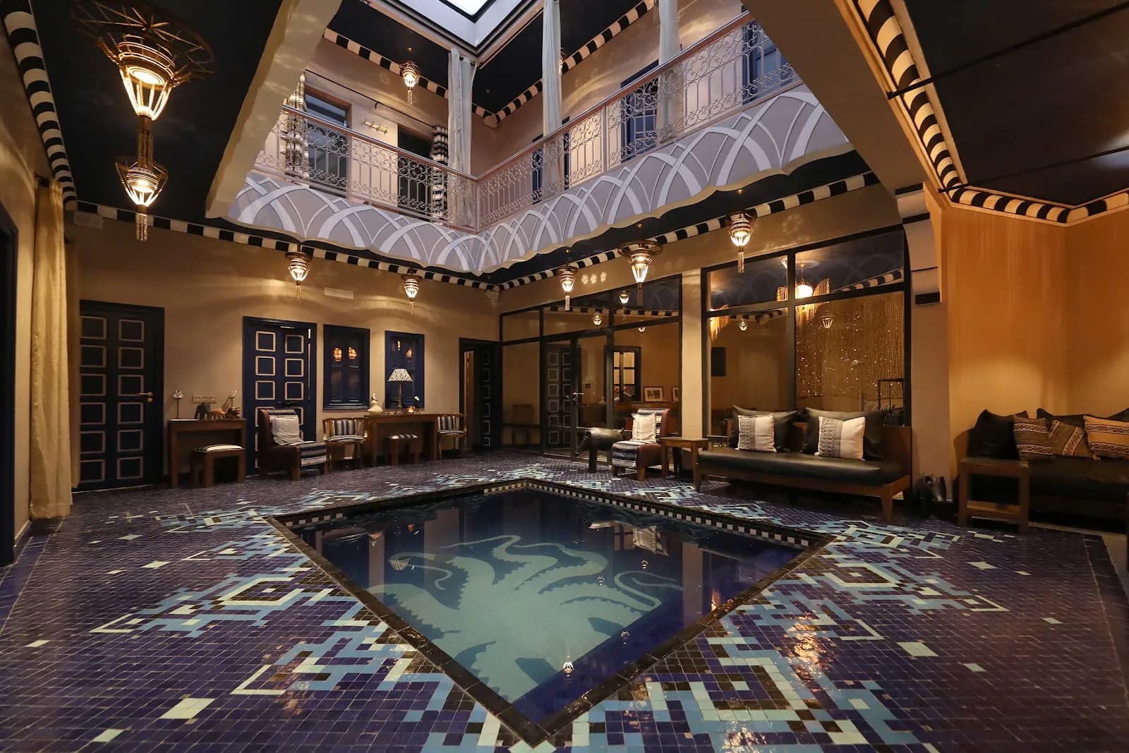 Relax in a Moroccan Riad Pool