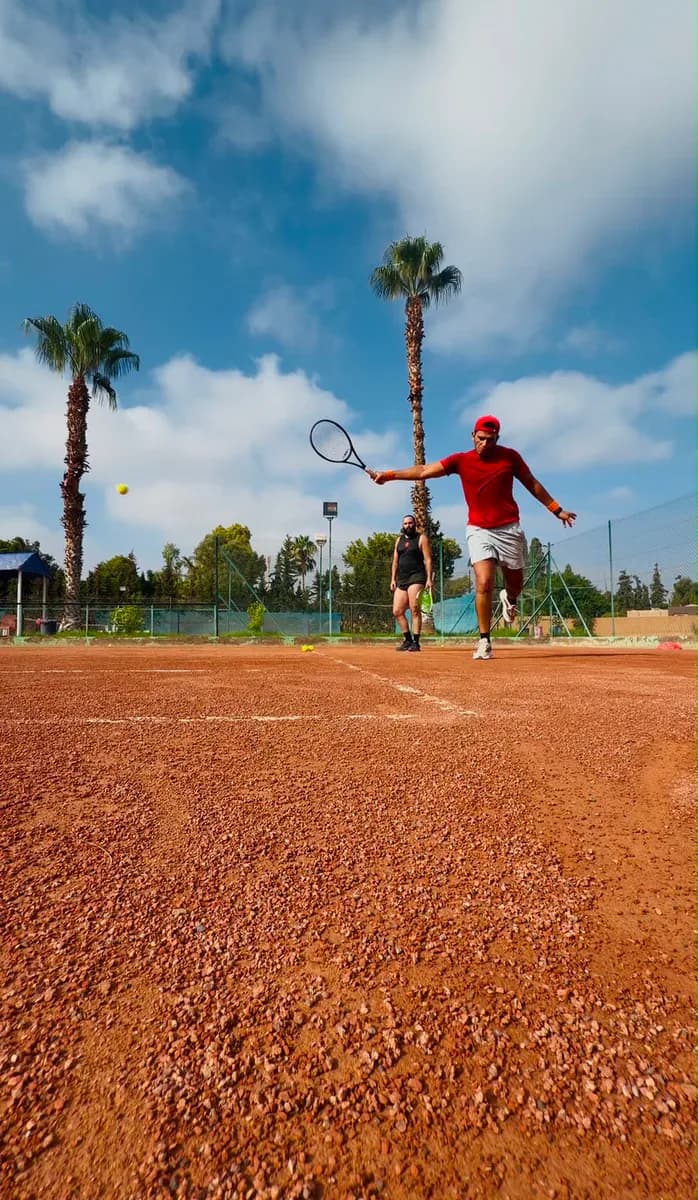 Tennis Coaching on Moroccan Clay Courts