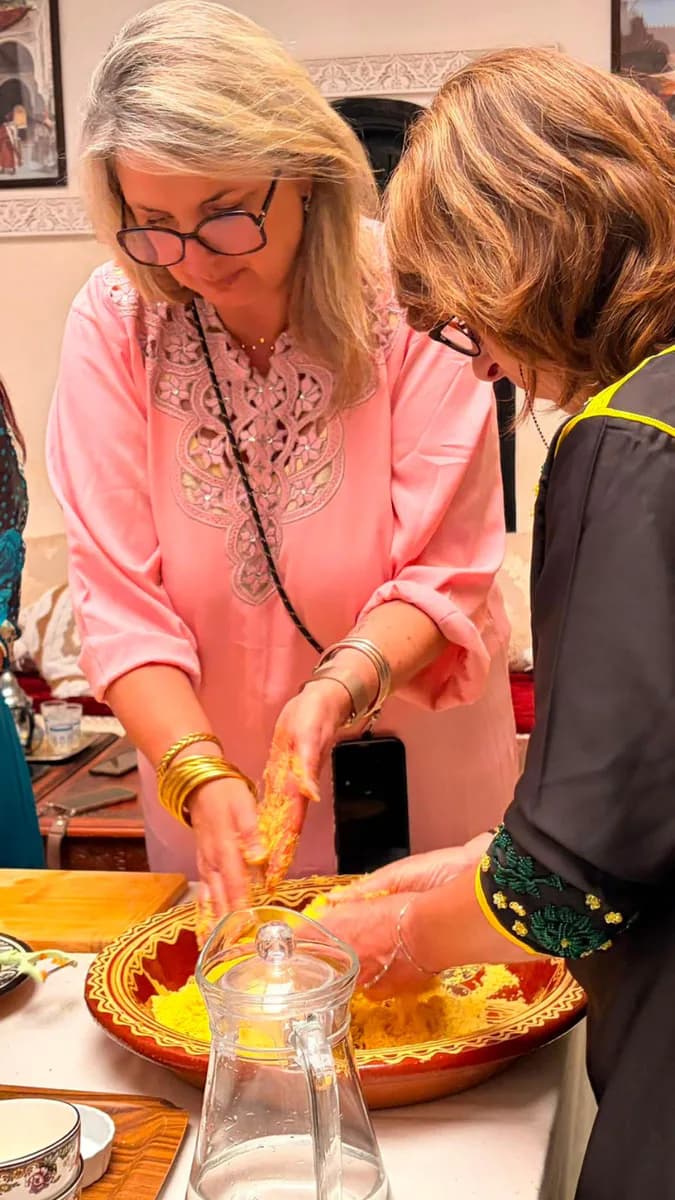 Hands-On Moroccan Cooking in a Welcoming Home Kitchen