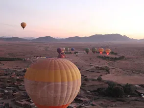 Sunrise Hot-Air Balloon Flight over Morocco