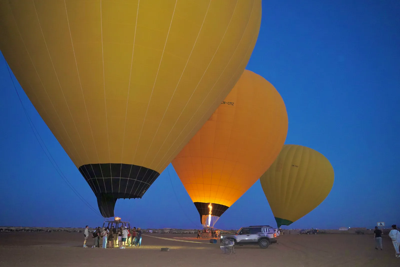 Vuelo en globo aerostático al amanecer con desayuno marroquí